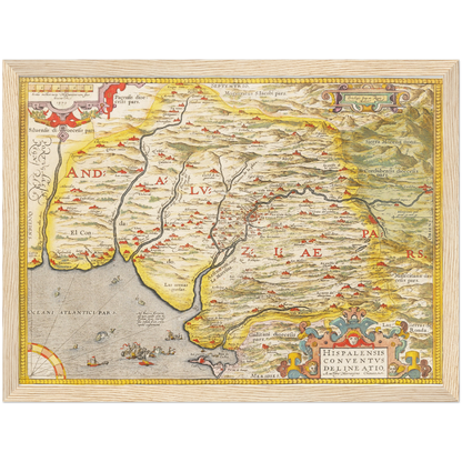 Historical city map  Test product horizontal 3 sizes