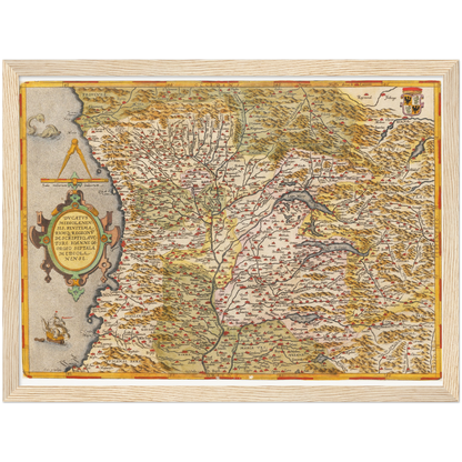 Historical city map  Test product horizontal 3 sizes