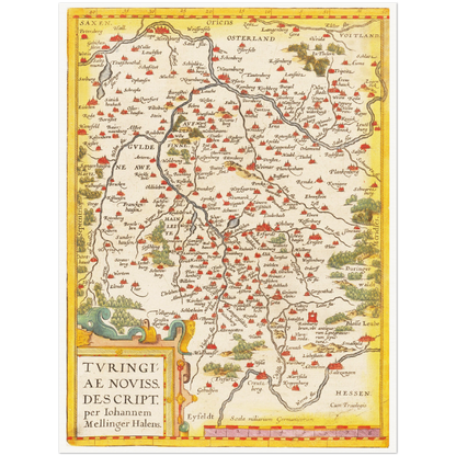 Historical city map  Test product horizontal 3 sizes