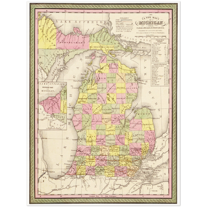Historical city map  Test product horizontal 3 sizes