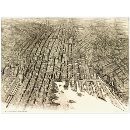 Historical city map  Test product horizontal 3 sizes