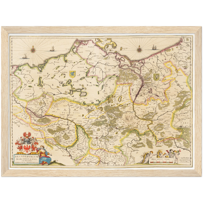 Historical city map  Test product horizontal 3 sizes