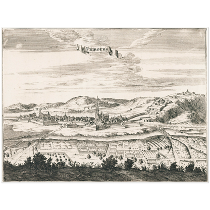 Historical city map  Test product horizontal 3 sizes