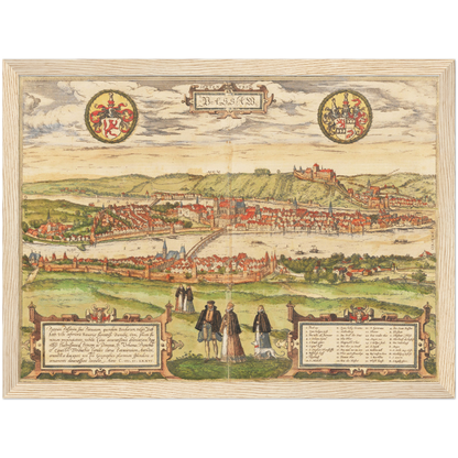 Historical city map  Test product horizontal 3 sizes