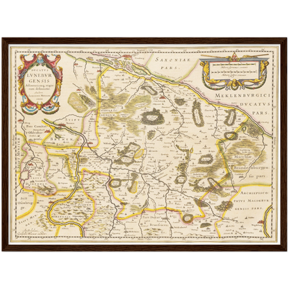 Historical city map  Test product horizontal 3 sizes