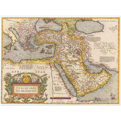 Historical city map  Test product horizontal 3 sizes