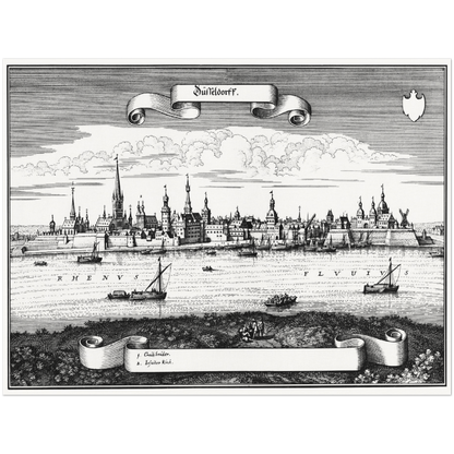 Historical city map  Test product horizontal 3 sizes