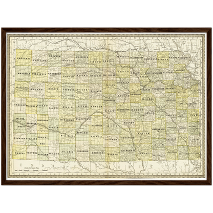 Historical city map  Test product horizontal 3 sizes