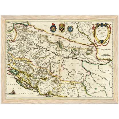 Historical city map  Test product horizontal 3 sizes