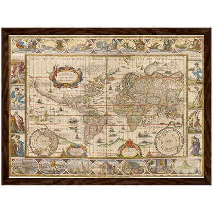 Historical city map  Test product horizontal 3 sizes