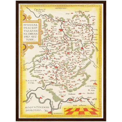 Historical city map  Test product horizontal 3 sizes