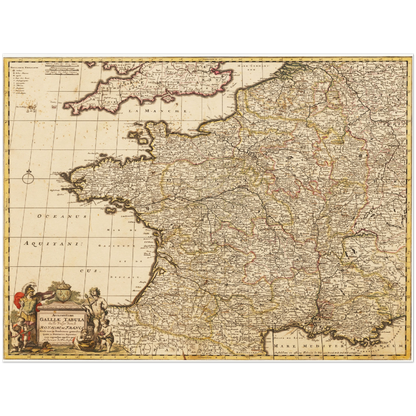 Historical city map  Test product horizontal 3 sizes