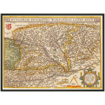 Historical city map  Test product horizontal 3 sizes