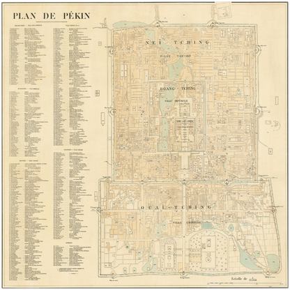 Historical city map  Test product horizontal 3 sizes