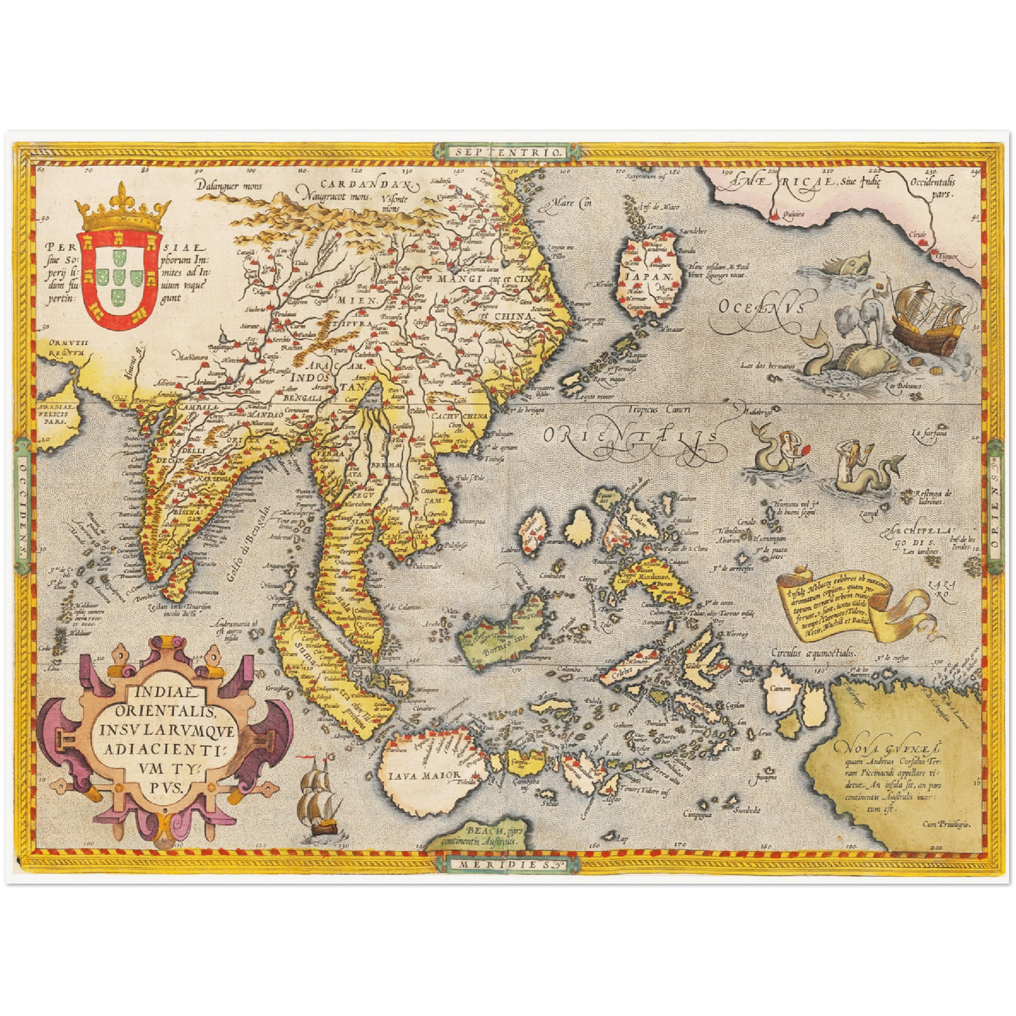 Historical city map  Test product horizontal 3 sizes