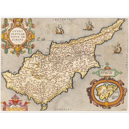 Historical city map  Test product horizontal 3 sizes