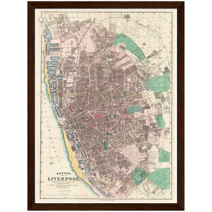 Historical city map  Test product horizontal 3 sizes