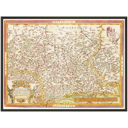 Historical city map  Test product horizontal 3 sizes