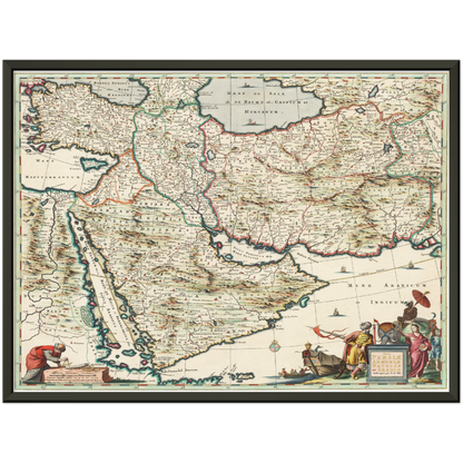 Historical city map  Test product horizontal 3 sizes