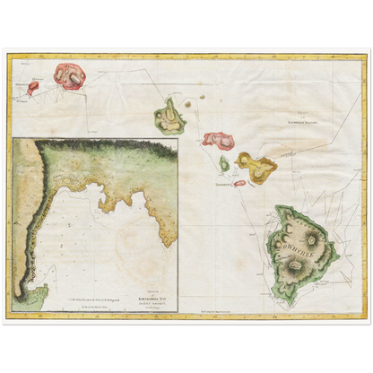 Historical city map  Test product horizontal 3 sizes