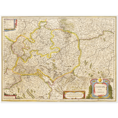 Historical city map  Test product horizontal 3 sizes