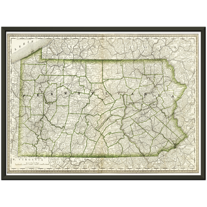 Historical city map  Test product horizontal 3 sizes