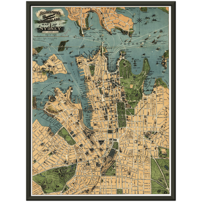 Historical city map  Test product horizontal 3 sizes
