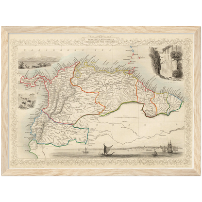 Kolumbien & Venezuela um 1850