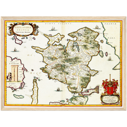Historical city map  Test product horizontal 3 sizes