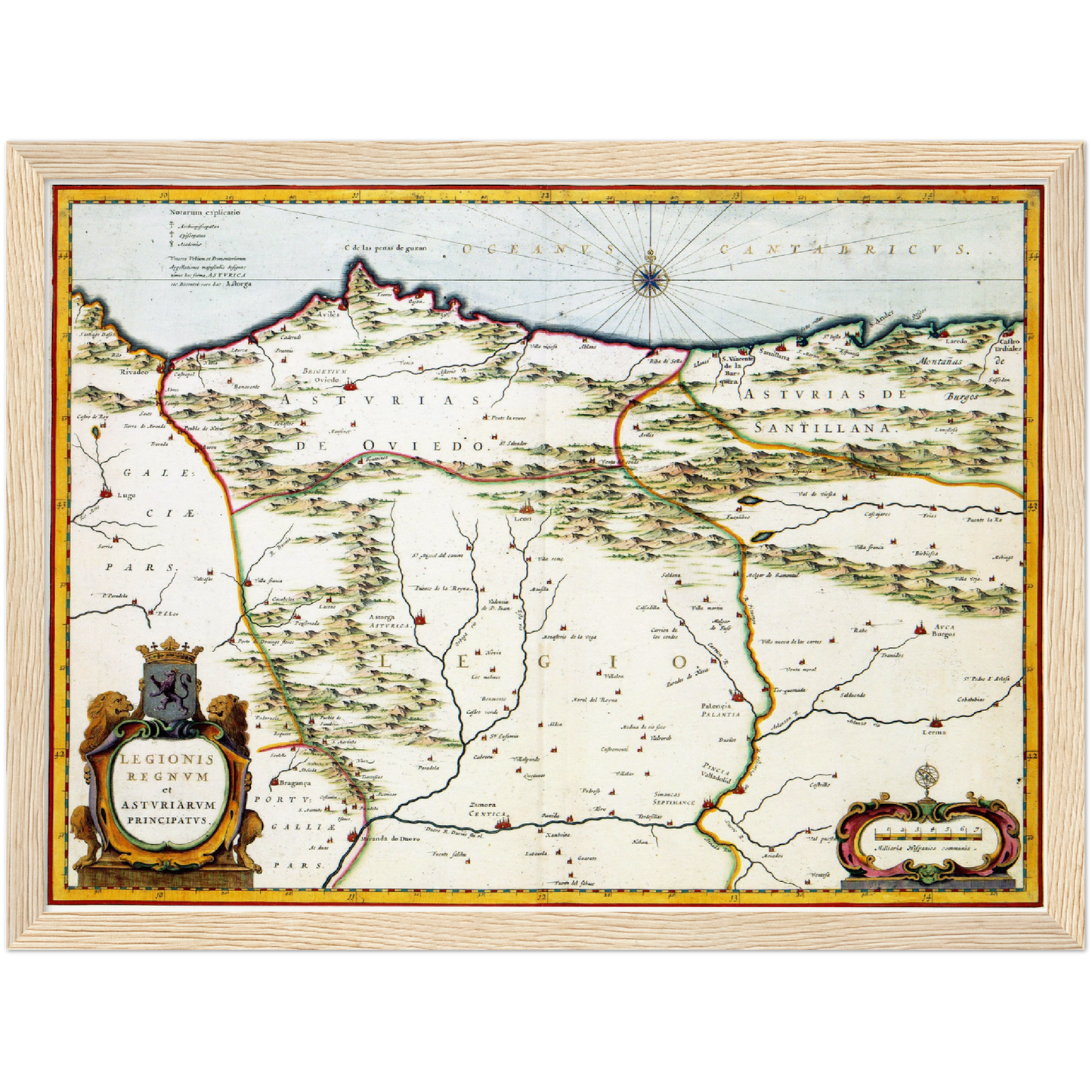 Historical city map  Test product horizontal 3 sizes