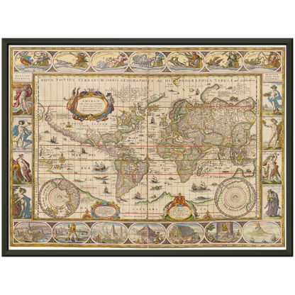 Historical city map  Test product horizontal 3 sizes