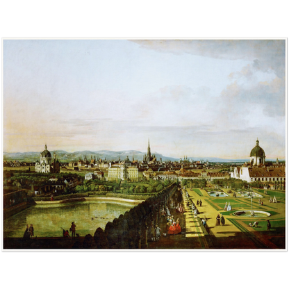 Historische Ansicht Wien um 1750
