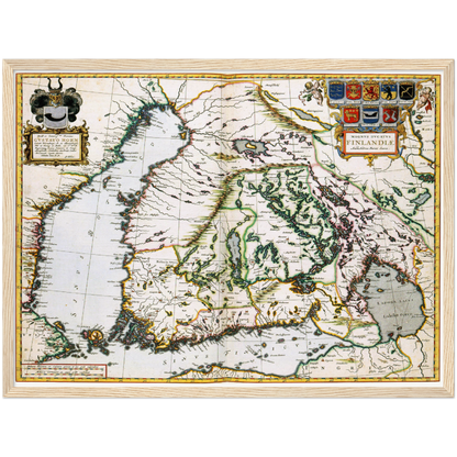 Historical city map  Test product horizontal 3 sizes