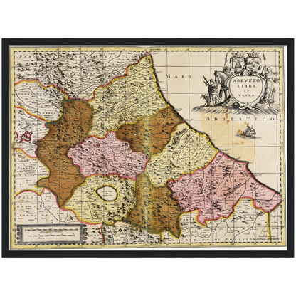 Historical city map  Test product horizontal 3 sizes