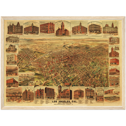Historical city map  Test product horizontal 3 sizes