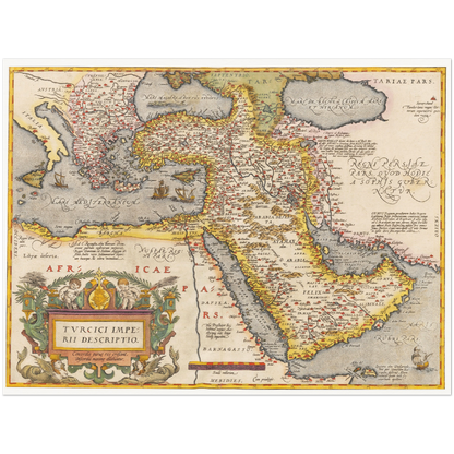 Historical city map  Test product horizontal 3 sizes