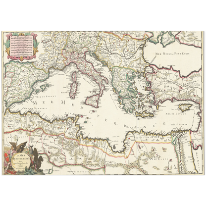 Historical city map  Test product horizontal 3 sizes