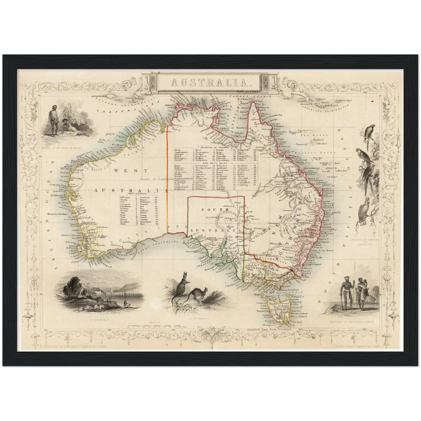 Australien um 1850