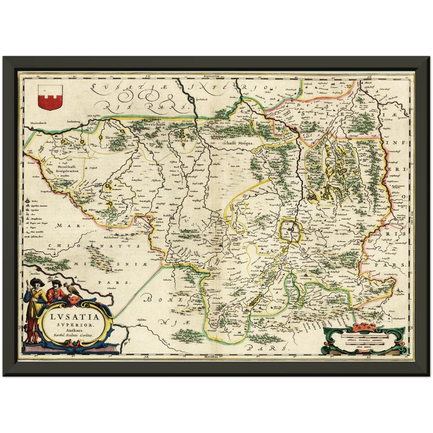 Historical city map  Test product horizontal 3 sizes