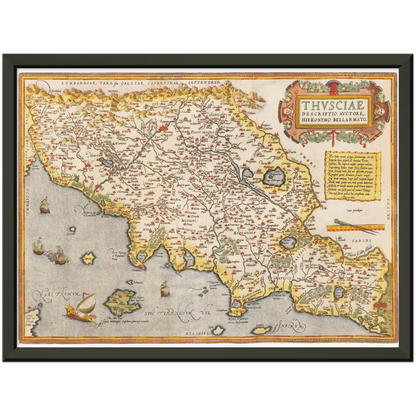 Historical city map  Test product horizontal 3 sizes