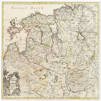 Historical city map  Test product horizontal 3 sizes