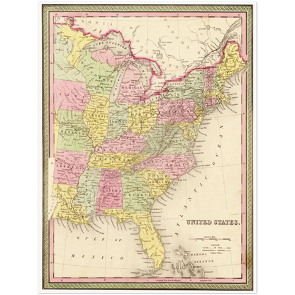 Historical city map  Test product horizontal 3 sizes