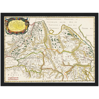 Historical city map  Test product horizontal 3 sizes