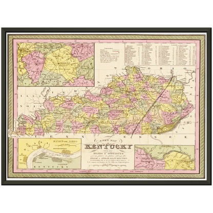 Historical city map  Test product horizontal 3 sizes
