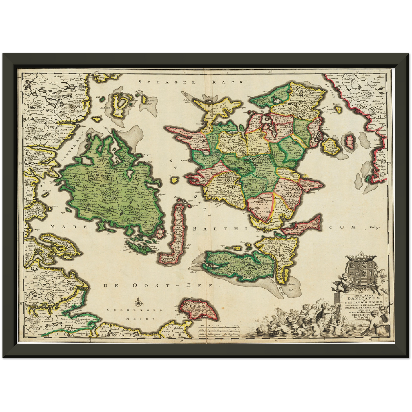 Historical city map  Test product horizontal 3 sizes