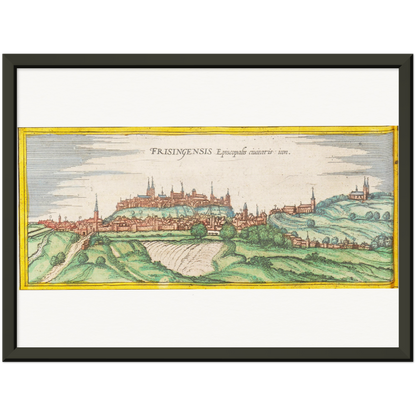 Historical city map  Test product horizontal 3 sizes