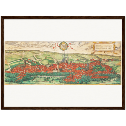 Historical city map  Test product horizontal 3 sizes