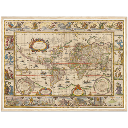 Historical city map  Test product horizontal 3 sizes