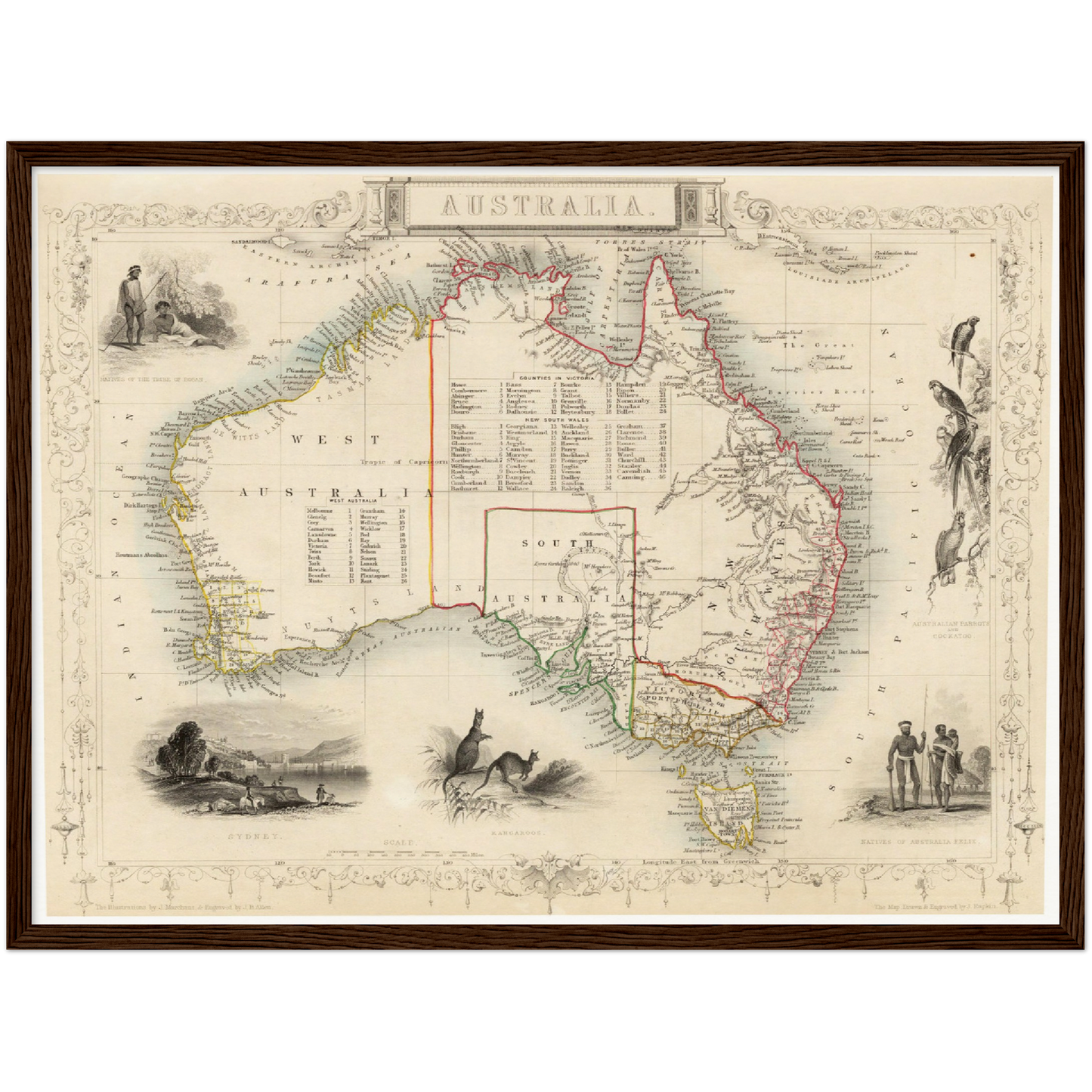 Australien um 1850