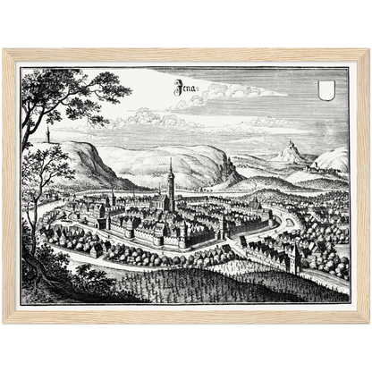 Historical city map  Test product horizontal 3 sizes